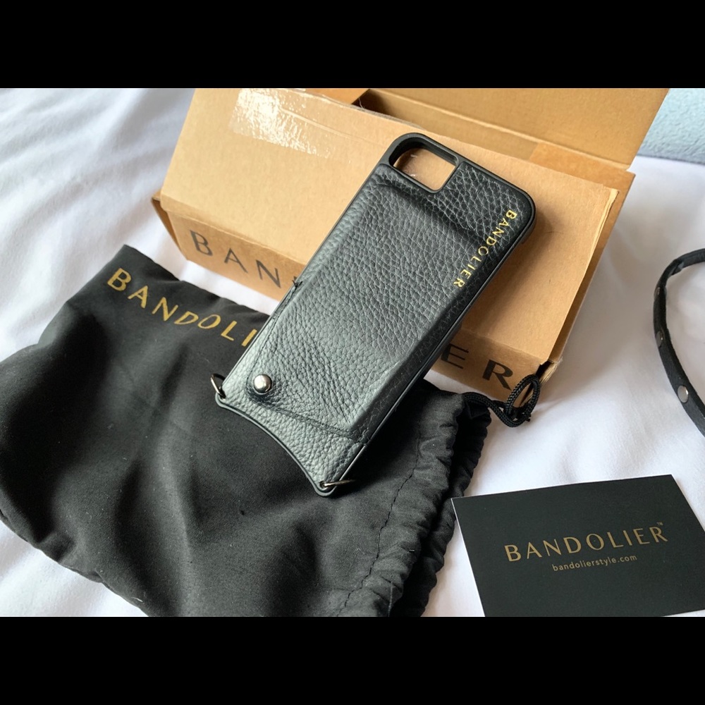Bandolier iPhone 6/7/8 phone case with stud strap